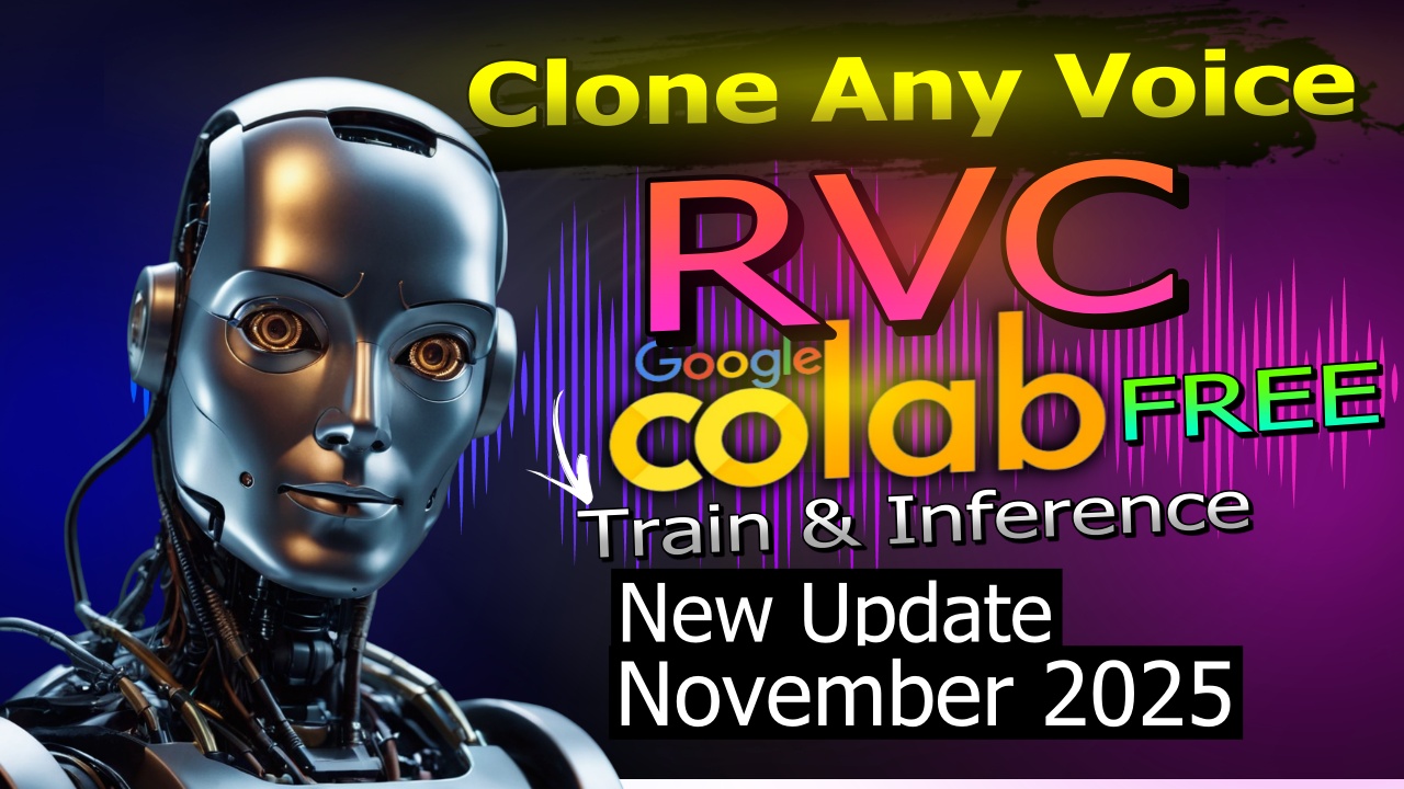 Clone Any Voice for Free – RVC Google Colab Training & Inference Full Tutorial