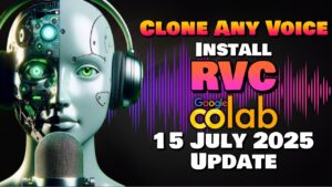 How to Install RVC on Google Colab - Clone Any Voice